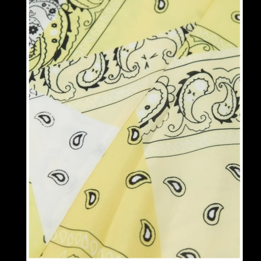 STAUD Patchwork Bandana Canary Mini Dress (Size 2) - Picture 4 of 4